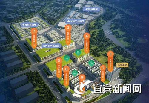 宜賓重點(diǎn)菜籃子工程 占地450畝輻射2億人口的商品交易中心